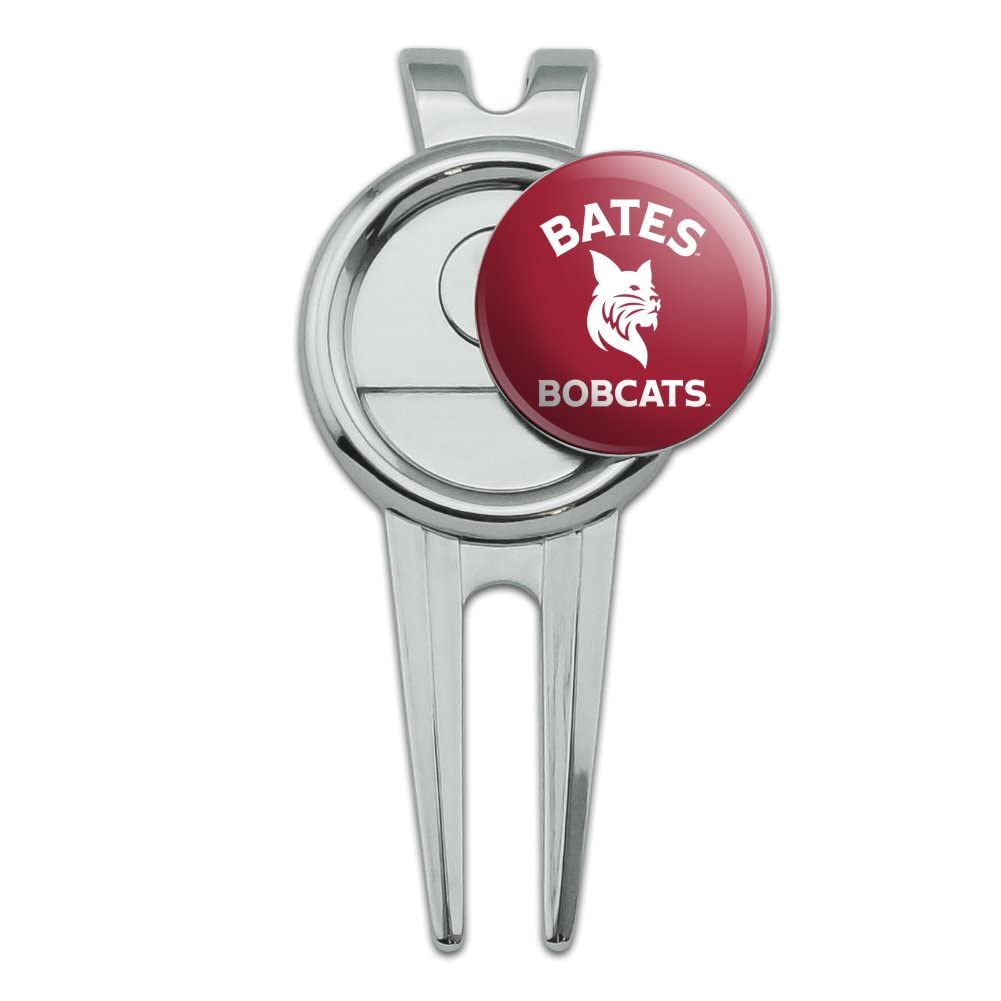 GRAPHICS & MORE Bates College Bobcats Logo Golf Divot Repair Tool and Ball Marker