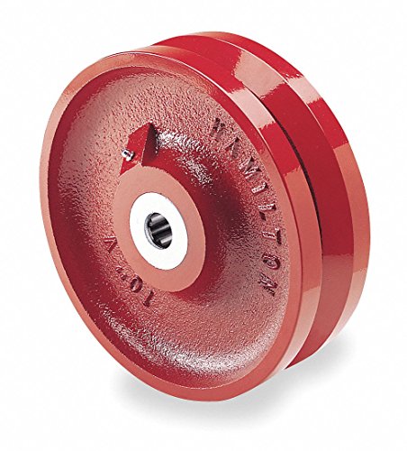 10Inwheeldia,V-Groovetrackwheel,3000Lbloadrating,2040030326