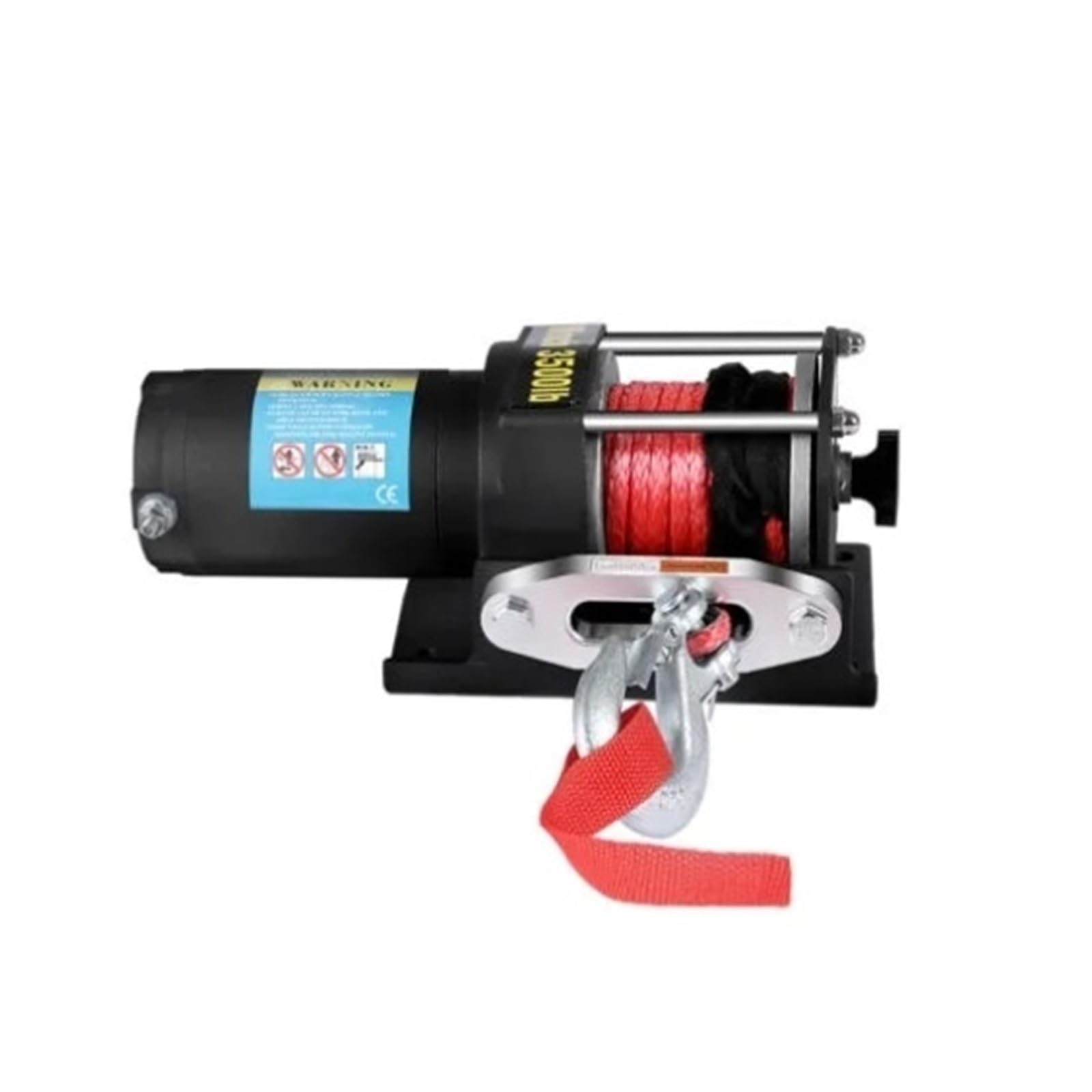 Control Remoto Inalámbrico De La Cuerda Sintética Recuperación Del Coche Cabrestante Eléctrico 4WD 3500LB 12V