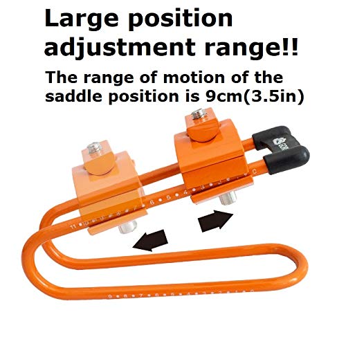 Gorix Bike Saddle Suspension Spring Steel Shock Absorber Mtb Road Bicycle (Gx-Ssp(Global Edition)) (Orange) #TOP3