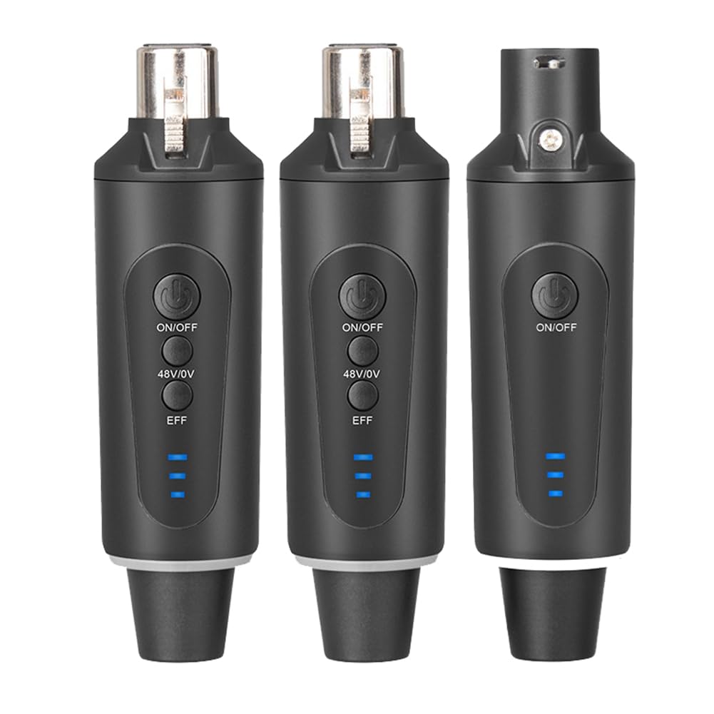 Bezprzewodowy System Mikrofonowy Bezprzewodowy Nadajnik-Odbiornik Konwerter Mikrofonu XLR Automatyczny Mikrofon do Pojemnościowego
