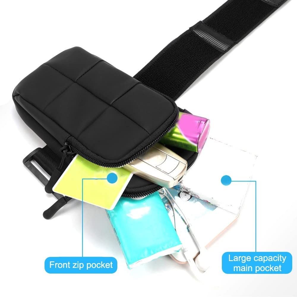 DONGKER Fascia Braccio Sportiva, Porta Cellulare Impermeabile per Correre Borsa Bracciale Regolabile per Corsa Running