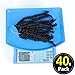 Fulcrum Passion Twist Crochet Hair 10 Inch, 8 Packs Pre Looped Passion Twist Hair, Pre-Twisted Passion Twist Crochet Hair For Black Women (10Inch (Pack of 8), 1B#)