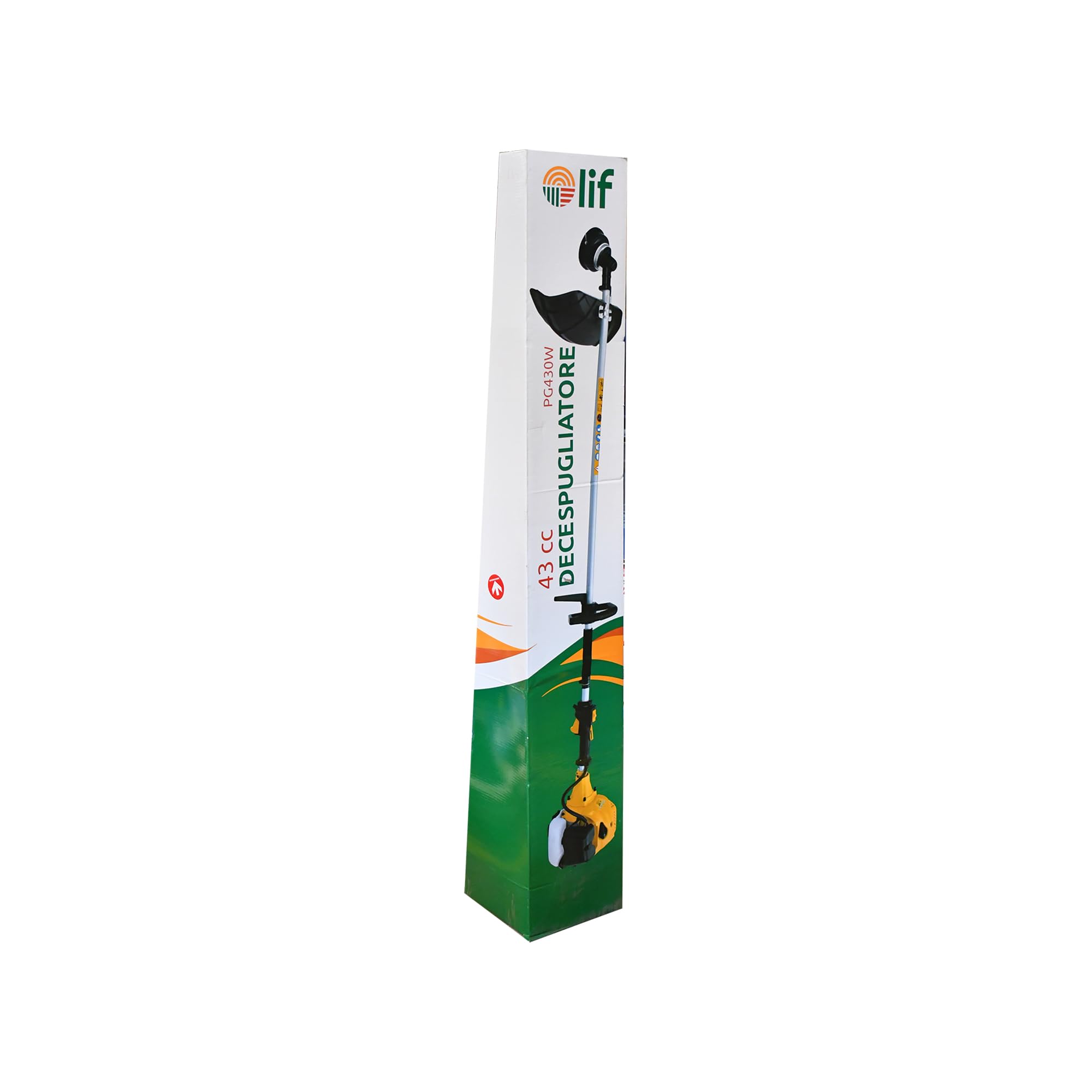Desbrozadora eléctrica LIF PG430W - Cortacésped eléctrico, herramienta de jardín con arranque manual, mango ergonómico y muchos accesorios incluidos, rendimiento y calidad garantizados