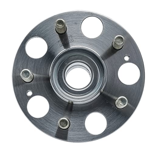 Image of Detroit Axle - Pair Rear Wheel Bearing and Hubs Assembly for 1999-2003 Acura TL, 1998-2002 Honda Accord [V6 Models only - Rear DISC], 5 Lug w /ABS