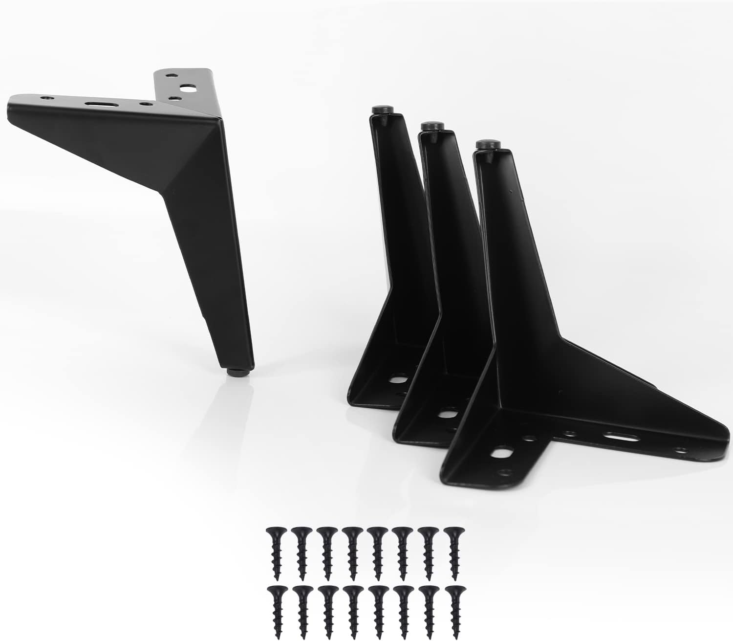 Furniture Legs 5.9inch, Modern Metal Sofa Legs, Triangle Furniture Feet DIY