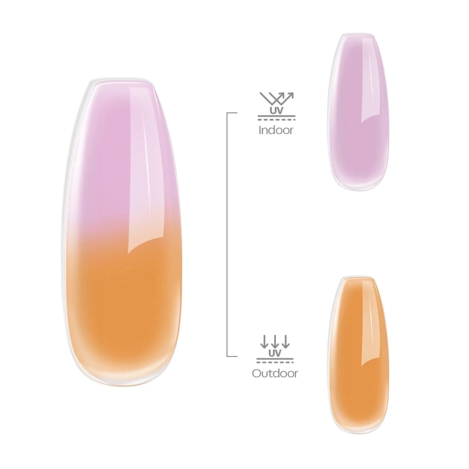 MODELONES 15ml Poly Nail Gel Builder Nail Extension Gel Enhancement Nail Thickening Acrylic Extension nail polish gel (Vibrant Girls 98) 2
