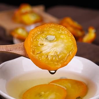 President Brand Dried Kumquat Sliced | Kumquat Fruit |No Sugar Added | Sour Kumquat Tea | 227g 8oz X 2Packs
