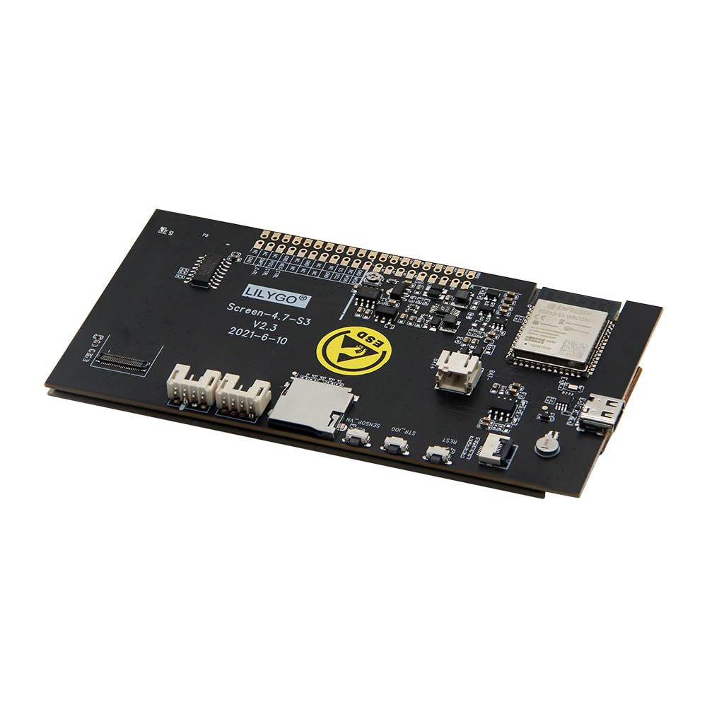 LILYGO Módulo de visualización TTGO T5 de 4.7 pulgadas E-Paper V2.3 ESP32-S3 para placa de desarrollo (pin hembra, versión no soldada)