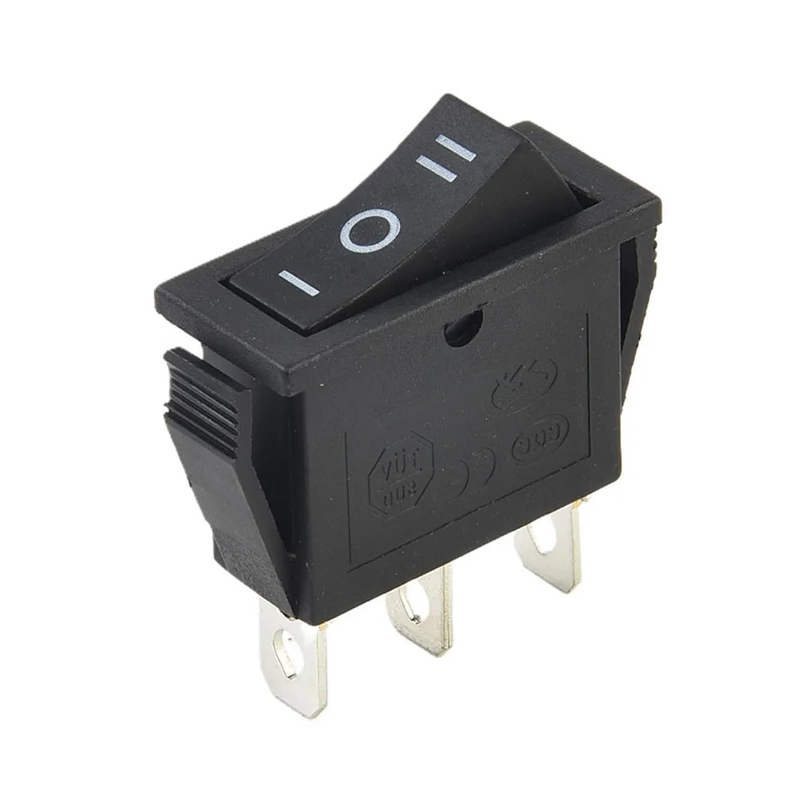 BKGWCSOR 3 Position KCD3 Rocker Switch ON-OFF 3 Pins Electrical Equipment With Light Power Switch Switch Cap 12V 16A 250VAC Switches