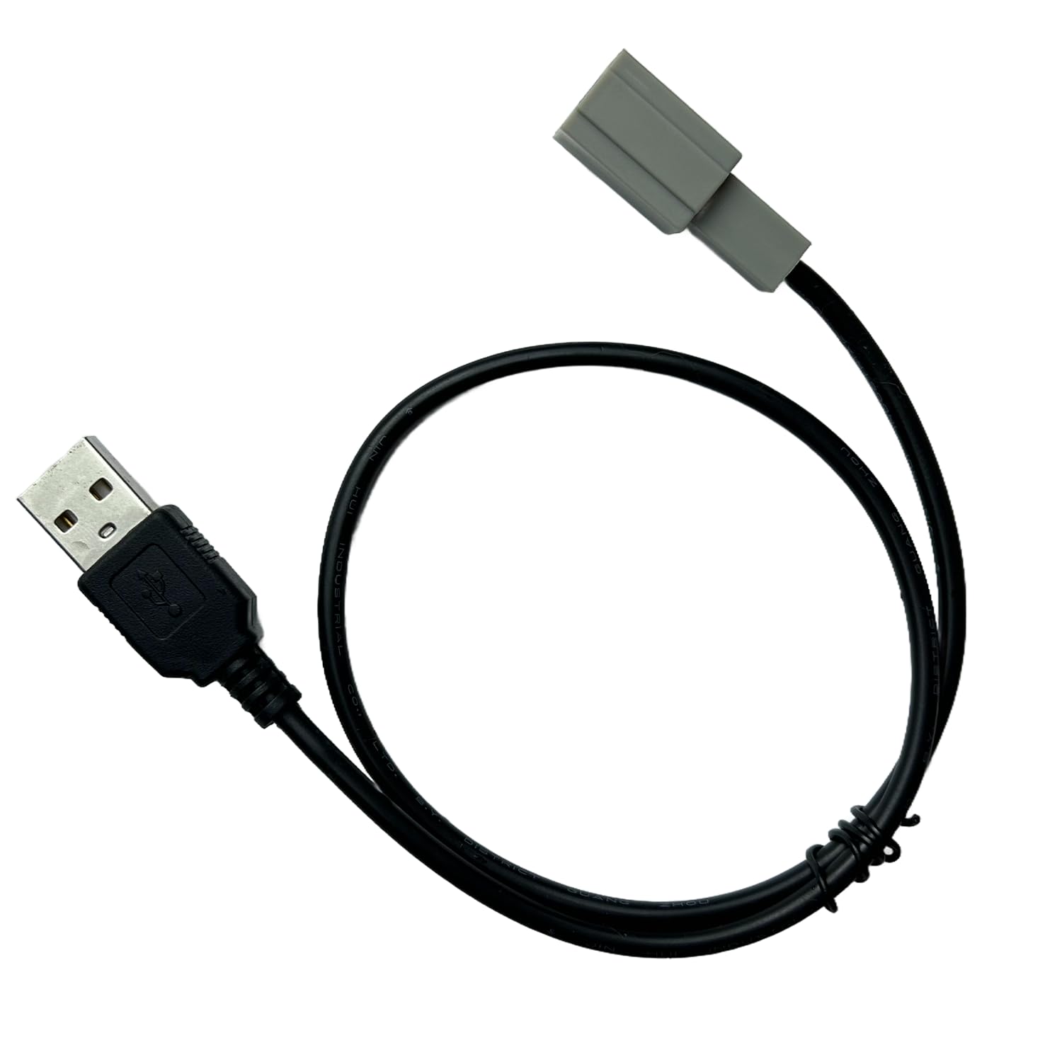 Klintotour USB Adapter Cable for Car Stereo, Keeps Factory USB Port, Plug and Play, Compatible with Select Honda Toyota Subaru Lexus Mazda Models
