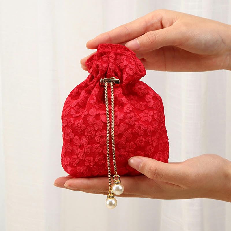 12 Sacchetti Regalo In Cotone Con Coulisse - Stile Etnico, Riutilizzabili, 13x18cm, Per Bomboniere E Feste - Foto 3