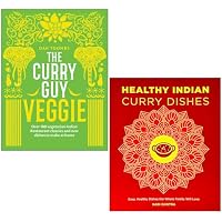 The Curry Guy Veggie by Dan Toombs & Healthy Indian Curry Dishes by Hari Ghotra 2 Books Collection Set