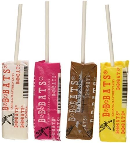 Bb Bats Flavored Taffy Sucker - 100 Ct. Case by BB Bats