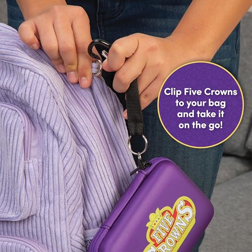 image for PlayMonster Five Crowns Travel Case Bundle, Cards, Scorecard Included 