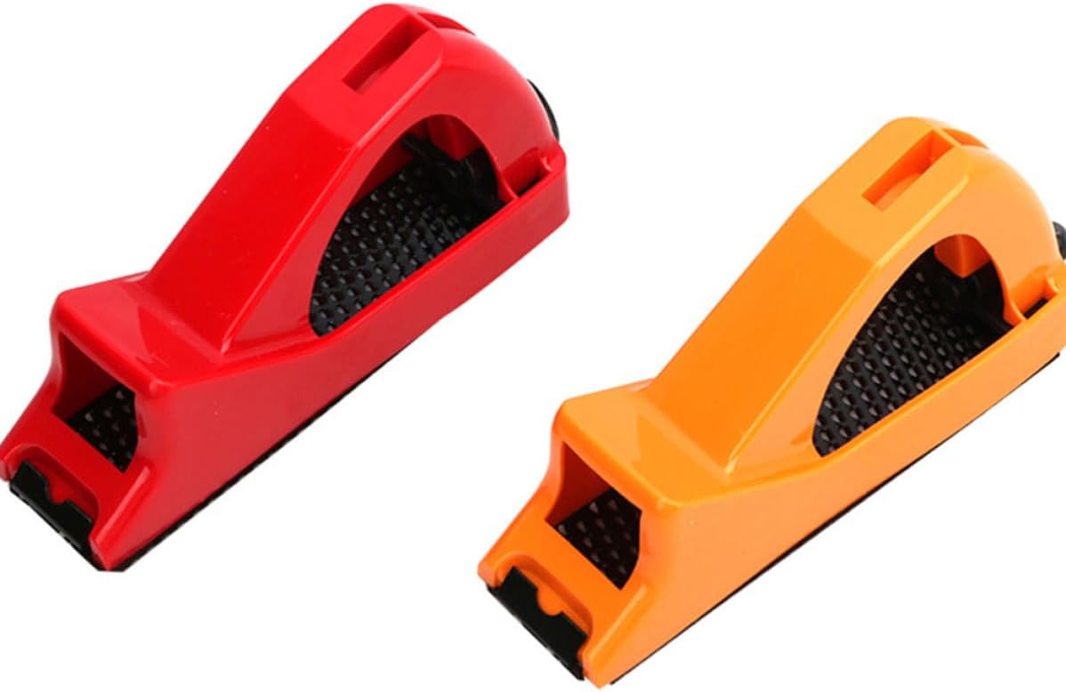 Pvc Wood Planer Hand Tool for Woodworking Starters and Carpenters, Simple to Use and Easy to Carry, Lightweight Deburring Scraper for Plasterboard and Wood Plate Random Color