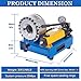 DFGGFB Hose Crimper with 8 Drill Sets,Hydraulic Manual Crimping Machine,Single and Double Braided Hose Crimper with Diameters 0.25 to 1 Inch (1000 Tons)