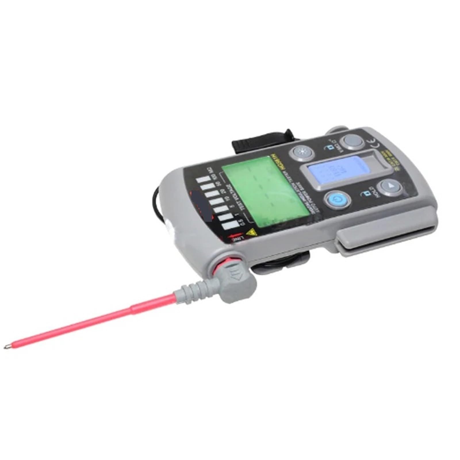 Medidor de Resistencia, Probador de aislamiento portátil HG561H tamaño pequeño con 7 rangos de voltaje de prueba for medición de resistencia eléctrica