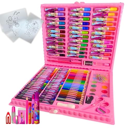 Maleta De Pintura Infantil Estojo 150 Peças Para Colorir