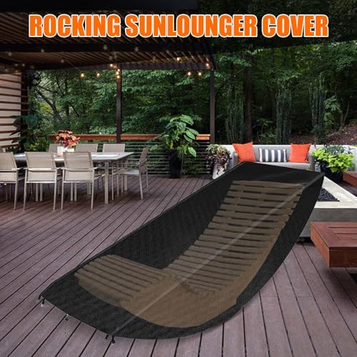 Protector impermeable ajustable para tumbona y sillones reclinables de exterior 4