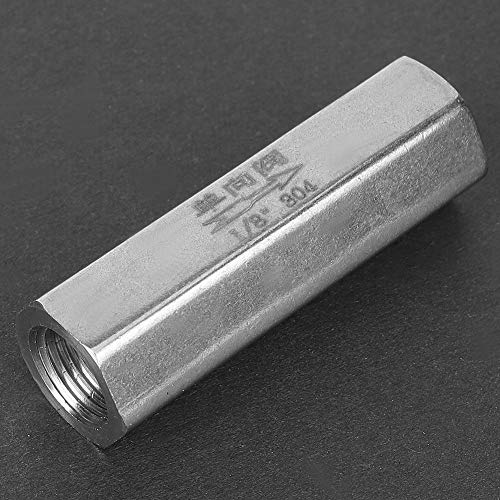 Waterleidingaansluiting RVS zeskant BSPP binnendraad eenrichtingslucht terugslagklep voor waterleidingaansluiting(1/8") - Image 4