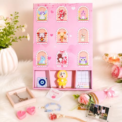 Image of Art Street Gift Hamper Box with Greeting Cards, Mini Gifts & Keepsakes,Raksha Bandhan Gift for Brother, Sister, Friends, Kids, Family, Birthday, Return Gift & Surprise Gift Hamper