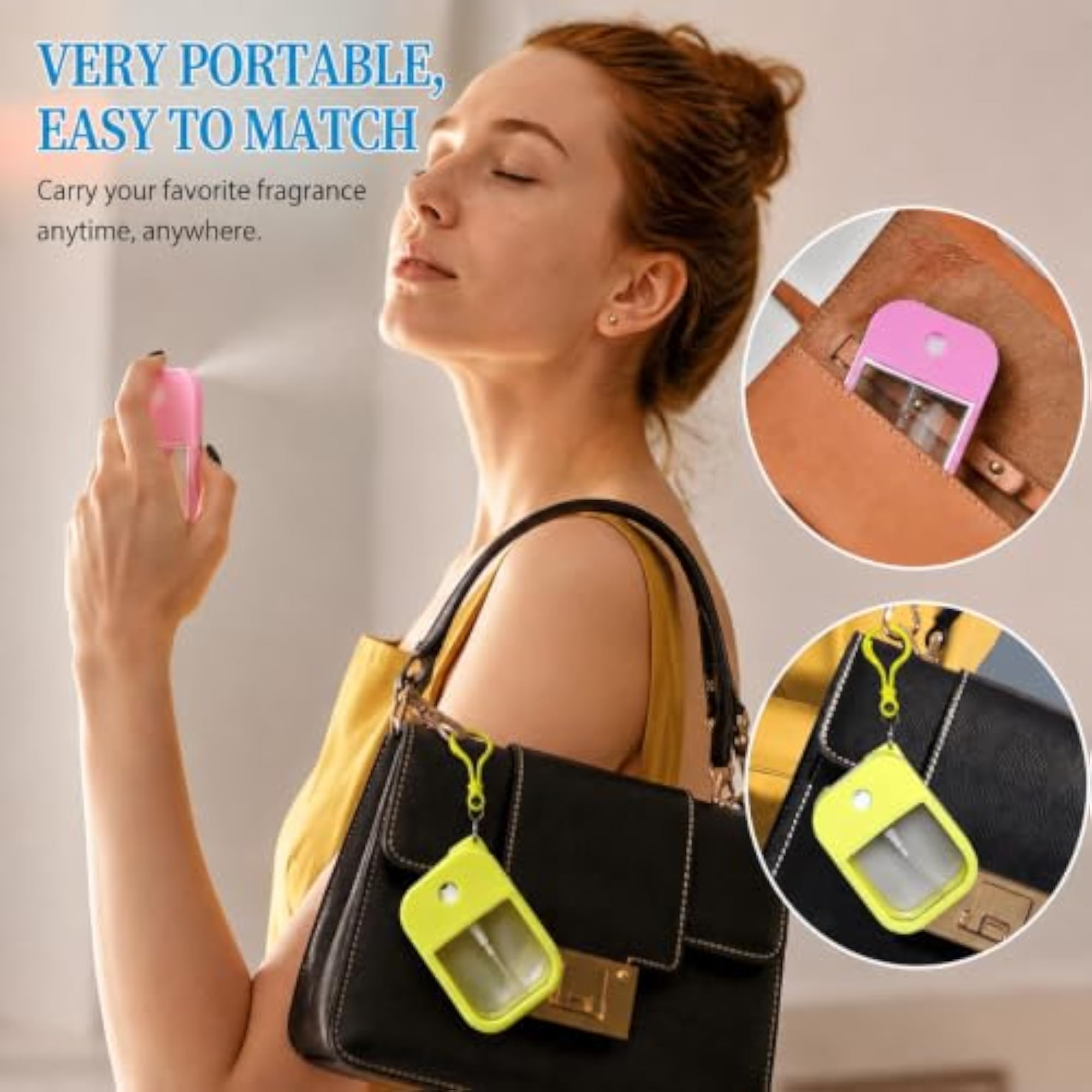 Portable Card Spray Bottle 38ML, Refillable Perfume Atomizer