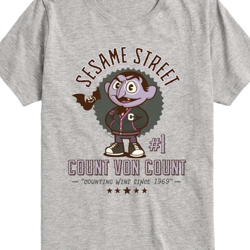 Sesame Street - Count Von Count - Toddler and Youth Short Sleeve Graphic T-Shirt2