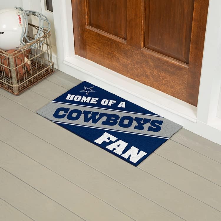 Team Sports America Dallas Cowboys, Officially Licensed Door Mat 28 x 16 Inches Indoor Outdoor Sports Fan Rug