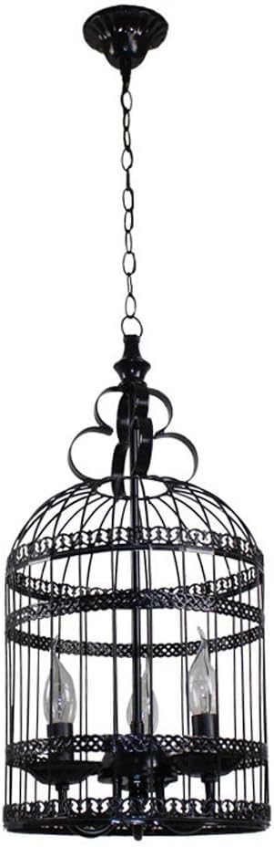 Suspension cage à oiseaux pour créer une ambiance loft vintage dans votre salle à manger