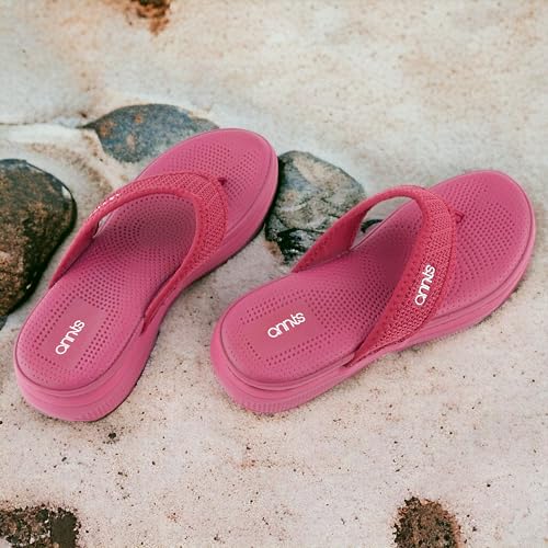 Image of ANNTS Women Black /Black EVA Slipper Sandal | Comfortable| Stylish | Modern Design | Breathable | Slip Resistant | Skin Friendly Material