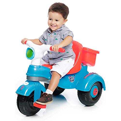 Motoca Triciclo Velocita Classic Azul Calesita