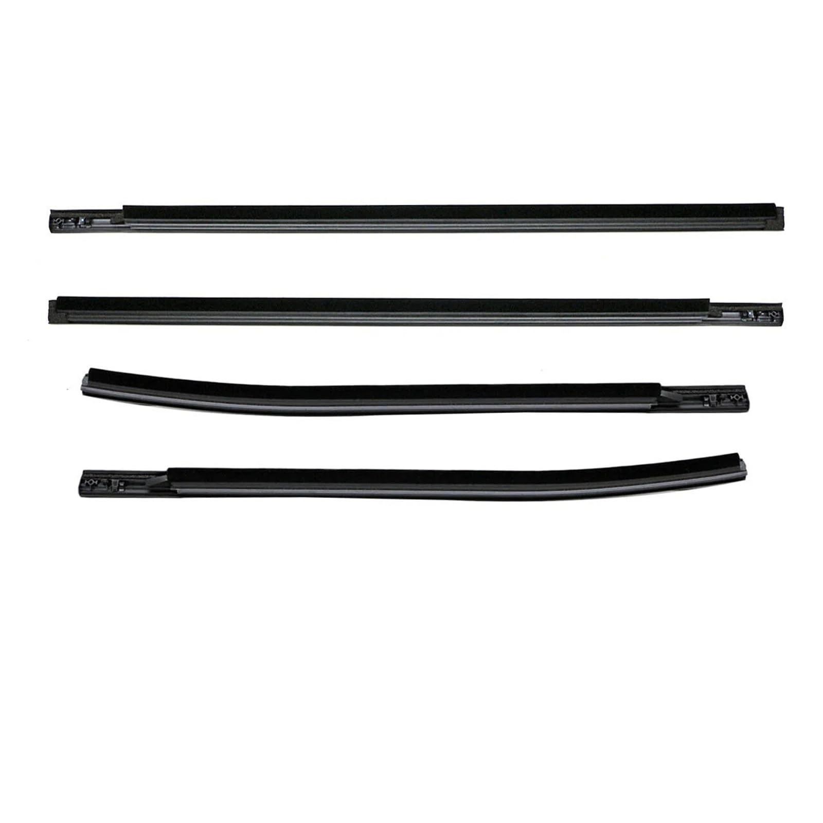 Sifusm One Color Rubber Seal 4Pcs For For Ranger For Everest 2013-202 Outer Windows Rubber Weatherstrip Waterproof Pressure Strip Sealing Belt Moulding Trim Strip