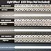 Besseto Plaster-in LED Aluminum Channel 6 Pack 6.6FT/2 Meter Plaster LED Light Strip Diffuser Channel, Trimless Recessed Drywall Aluminum LED Channel Profile for Wall and Ceiling with Milky Diffuser