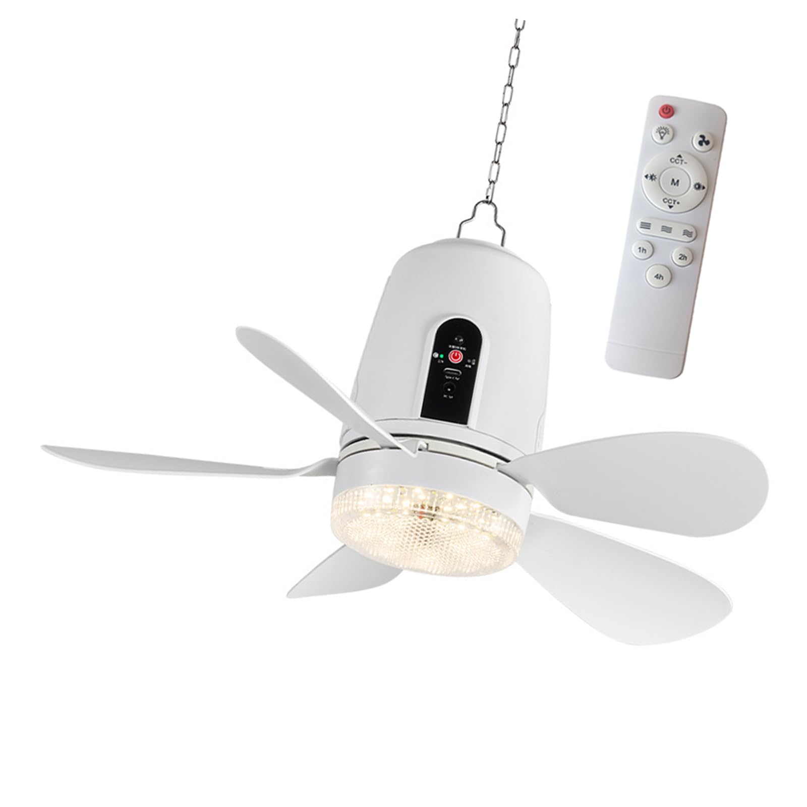 Ventilateur suspendu 7200 mAh sans fil pour rafraîchir sans prise secteur