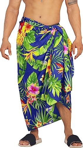 HAPPY BAY Men's Pareo Wrap Bath Beach Swim Sarong