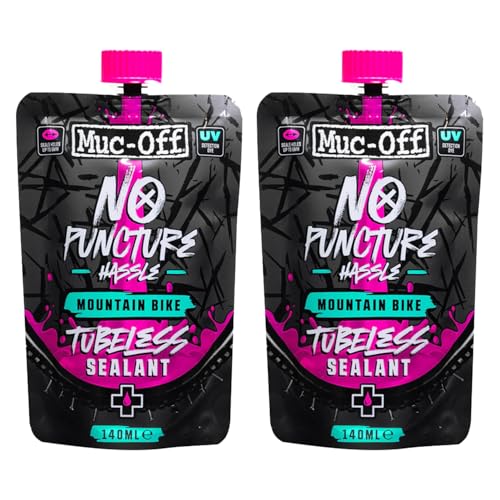 Muc-Off Tubeless Sealant 140ml Pouch (Pack of 2) | Super