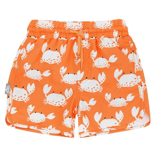 JAN & JUL Toddler Boy Beach Swim Trunks (3T, Crabby Crab)