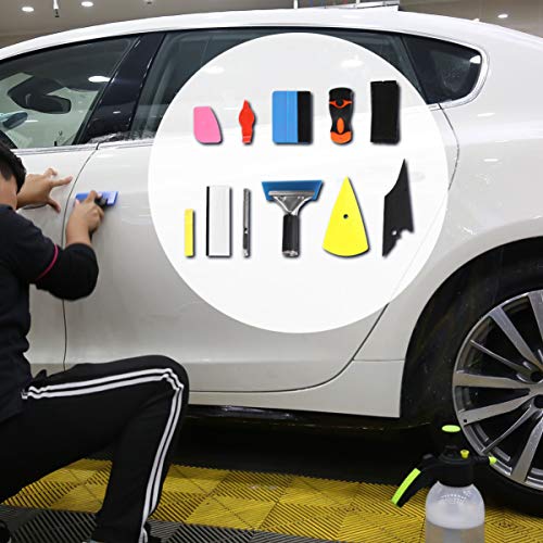 11 Ferramenta De Filme De Modificação De Cor Do Carro Rodo De Feltro Para Vinil Rodo De Decalque Fer