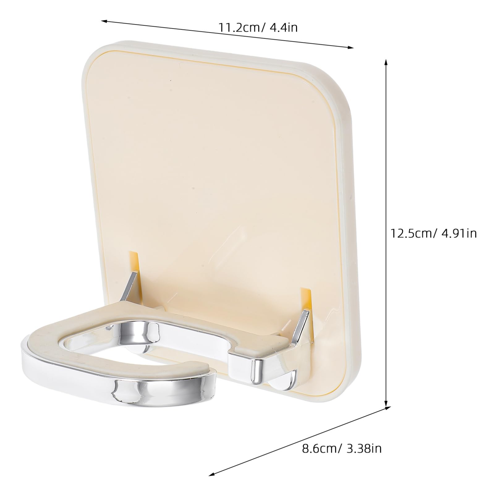 Ipetboom Hair Dryer Storage Holder Bathroom Hair Dryer Rack Bathroom Hair Dryer Holder Wall Mounted Hair Dryer Rack The Hips