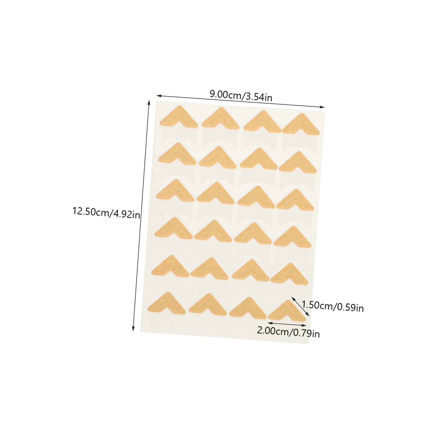 ARTIBETTER Scrapbook Corners 10 Sheets of Photo Album Corners Self-Adhesive Photo Stickers for Memory Books