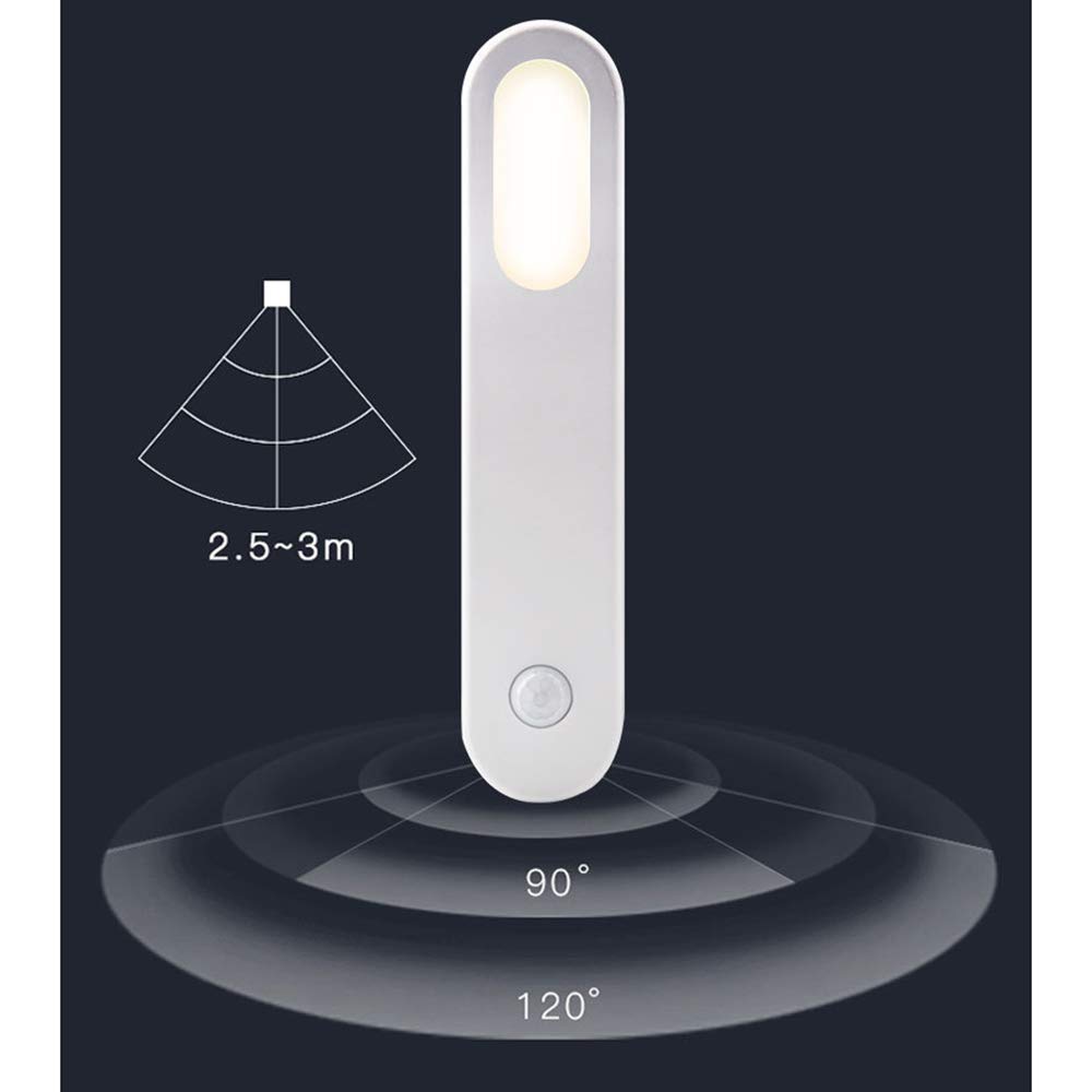 Sensore di Luce, la Luce di Notte Portable LED, 1.2W luminosità, della Temperatura 2800K a Colori, USB, 2 modalità di Illuminazione, Magnetico, Risparmio energetico (3 Pack),Rosa