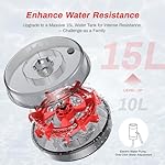 Magnetic Rowing Machines for Home (R05), Water Rowing (R10), 16 Levels of Quiet Resistance Foldable Compact Rowing Machine 350 LB Weight Capacity with Bluetooth, App Supported, Tablet Holder - Image 4