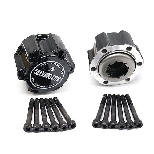 2 cerraduras de cubo de rueda de funcionamiento gratuito 28 spline 40260-1S700 compatibles con Nissan Frontier X-Terra Navara D22 2.4 3.3L 1998-2003