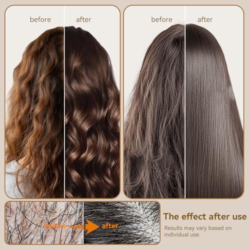 Image of Luseta Rice Water Shampoo and Conditioner Set, Volume & Shine | Strengthening, Nourishing for Hair, Hydrating & Frizz Control, Fuller-Looking Hair, for All Hair Types Women and Men 16.8oz*2