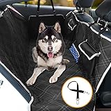 Hängematte mit Seitenklappen - Es ist für Ihren Hund einfacher, in das Auto ein- oder auszusteigen. Auch Seitenklappen können Ihre Autotür vor Kratzern und Haaren schützen. Vielseitige Hängematte mit geteiltem Reißverschluss, damit Haustiere und Kinder den Rücksitz teilen können, wenn der Reißverschluss für eine volle Hängematte hochgezogen oder halb / halb heruntergezippt wird, damit Hunde und Passagiere zusammen reisen können.