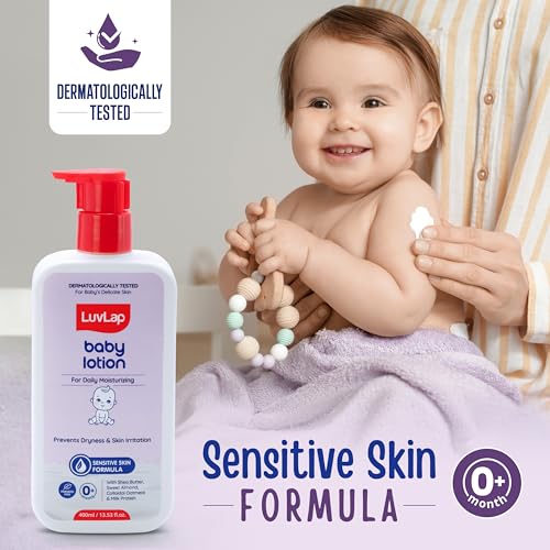 Image of LuvLap Baby Shampoo 400 ml + Baby Lotion 400 ml Combo Set