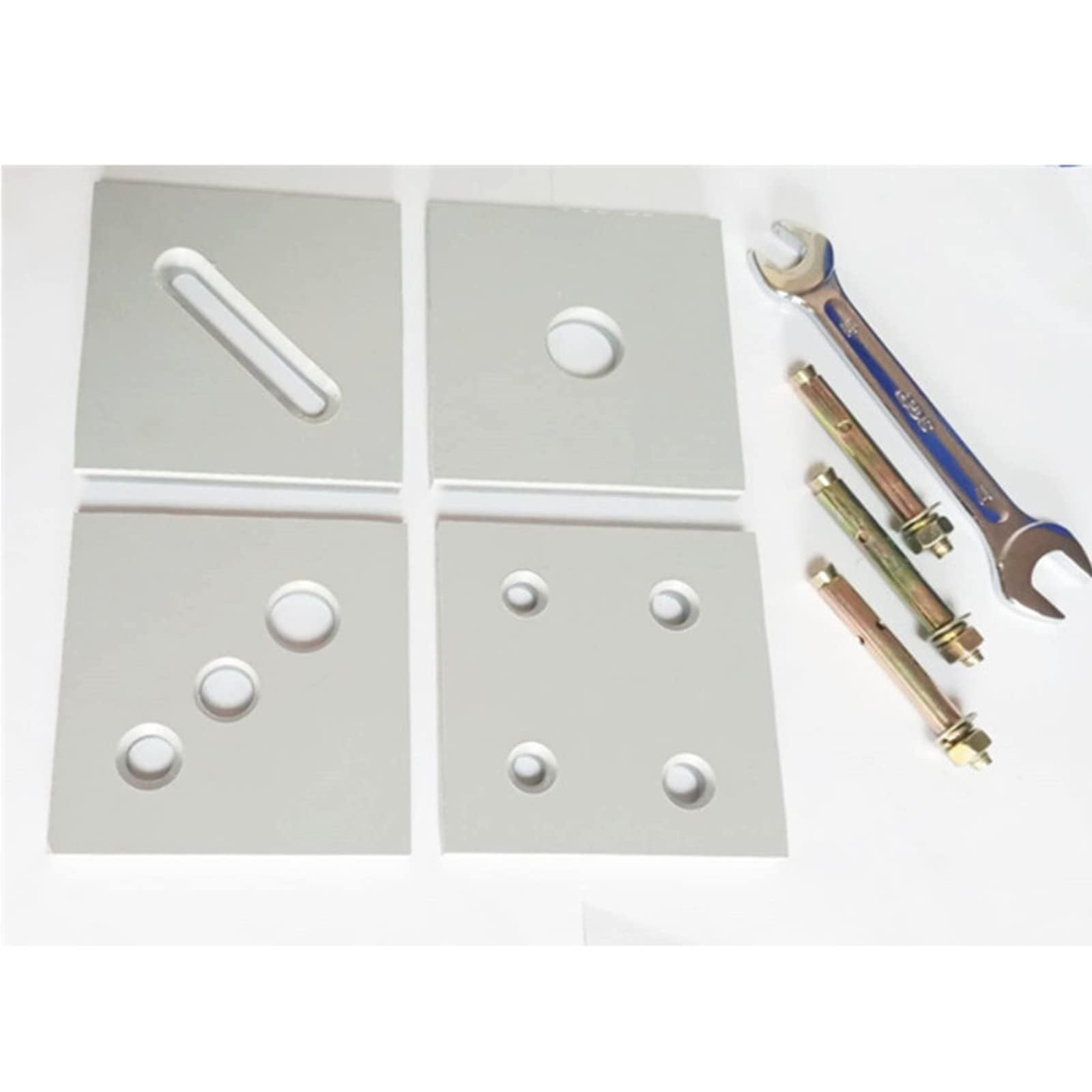 Extrusora de arcilla para montaje en pared, acero inoxidable con 4 moldes para construcción de bobinas, esculpir y construir a mano, tamaño: 99 x 13 x 15 cm