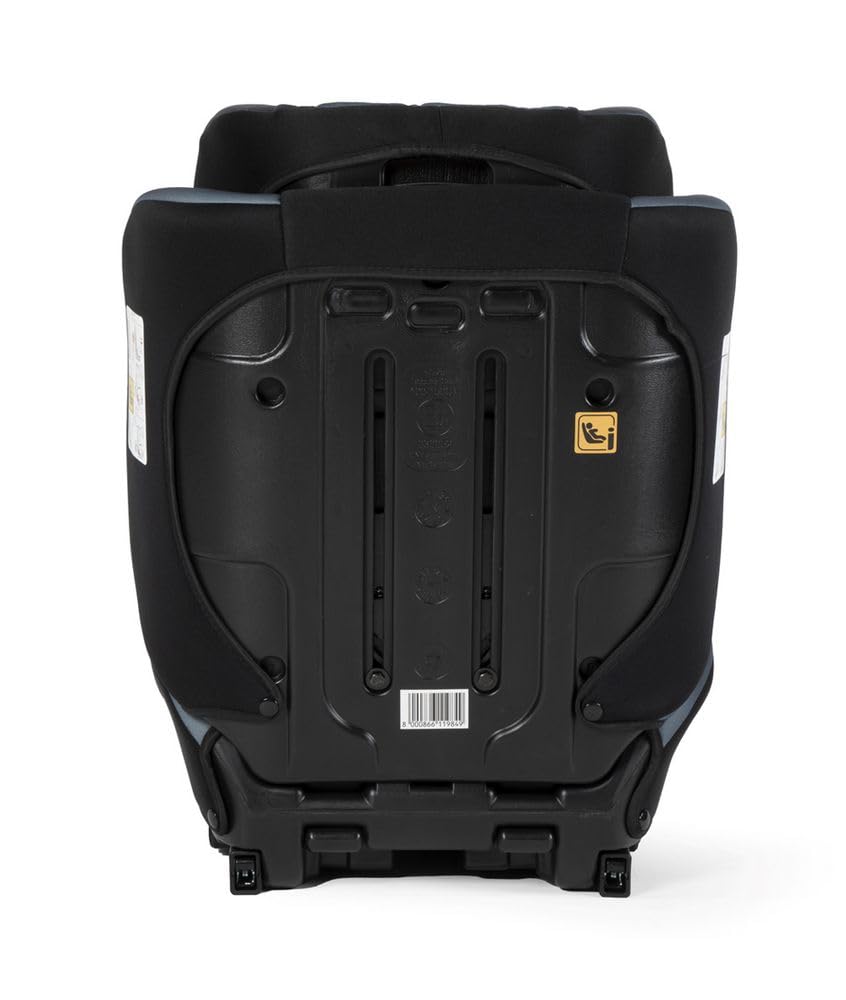 Siège Auto Avec Fixation ISOFIX Pour La Sécurité Des Enfants D'une Hauteur De 100 à 150 Cm Avec Graphismes Sur Fond Gris