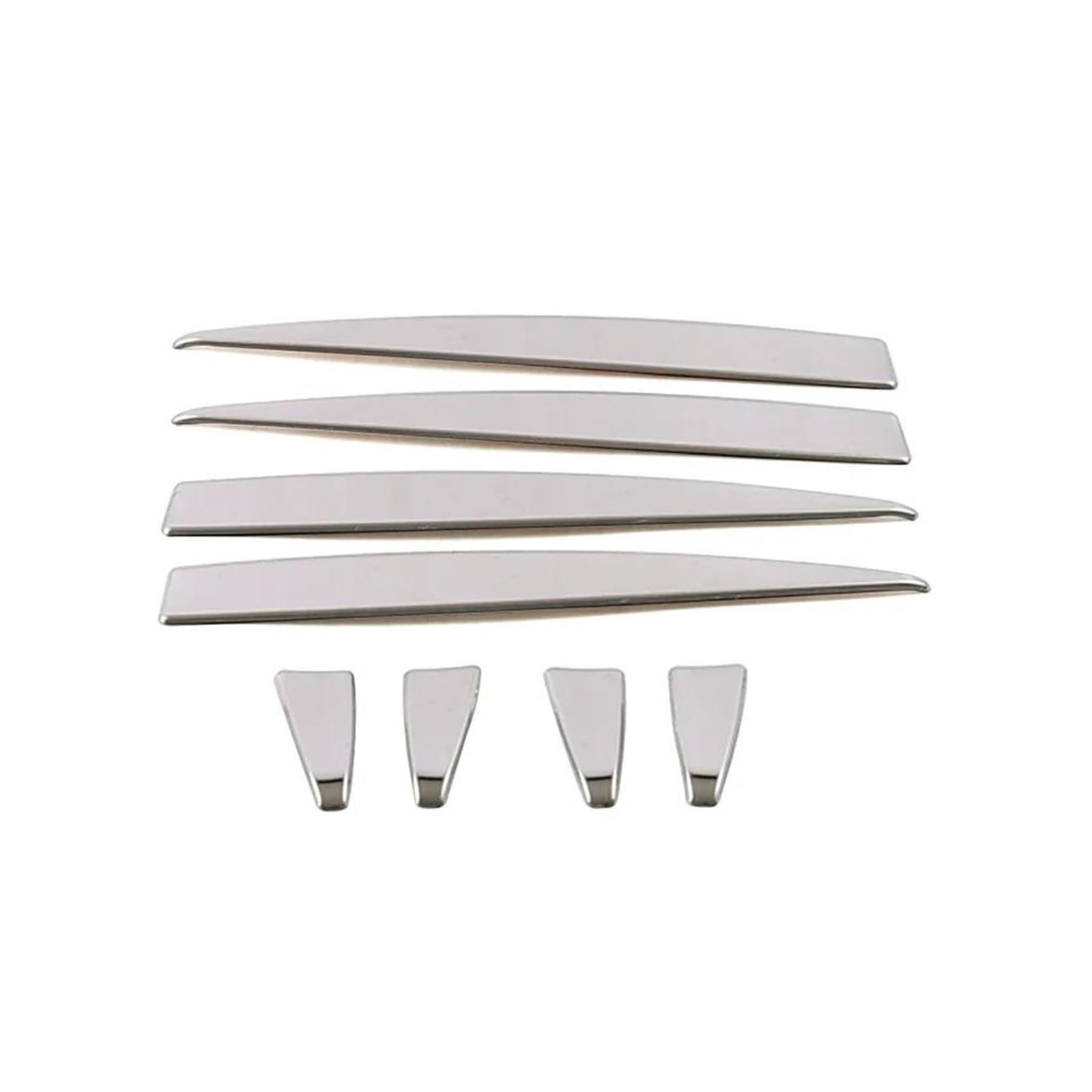 YUEYZHK Car Exterior Door Handle Cover Trim Chrome Garnish Refit Sticker for BMW X1 X2 X5 X6 F39 F48 F49 F15 F16 F85 F86